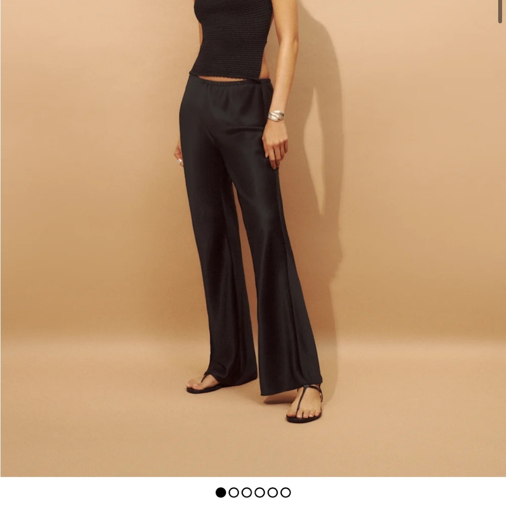 Reformation Gale silk pants